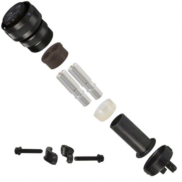 GTC06F24-9S(RDS)(025) CONN PLUG FMALE 2P SILVER CRIMP