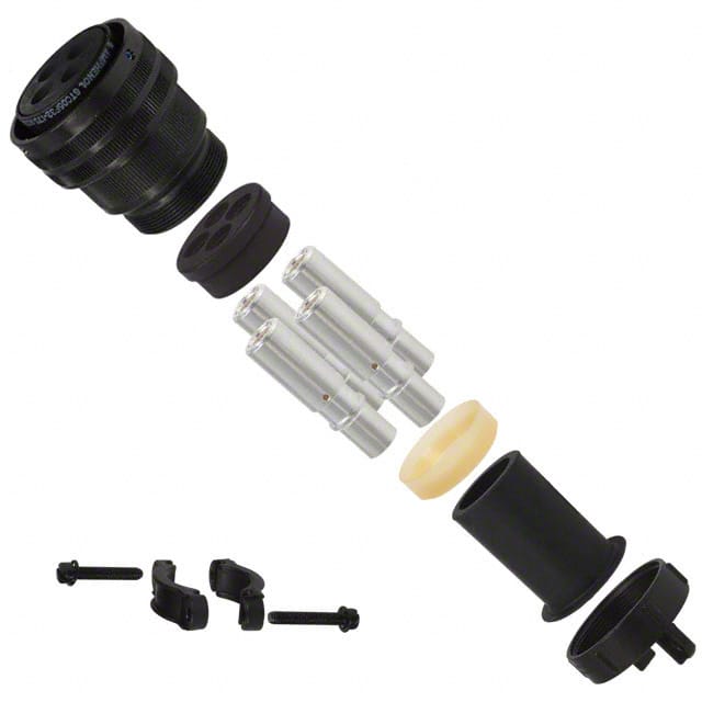 GTC06F32-17S(RDS)(025) CONN PLUG FMALE 4P SILVER CRIMP