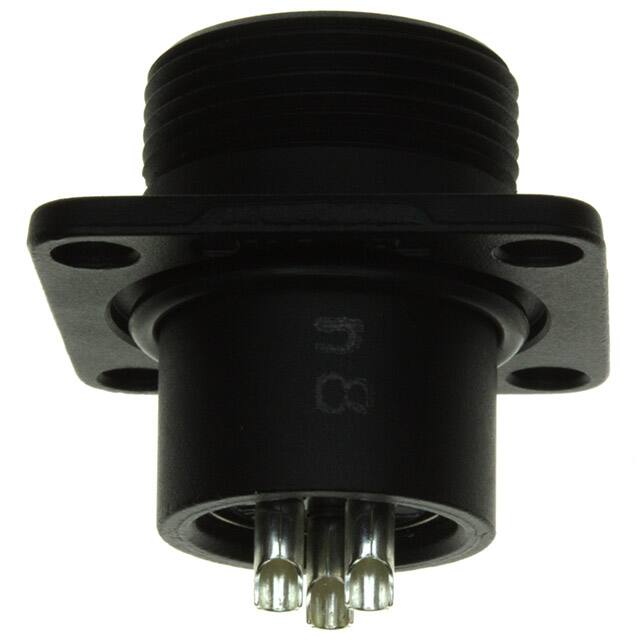 JR13WR-3P(71) CONN RCPT MALE 3P SILV SLDR CUP
