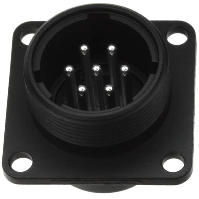 JR16WR-7P(71) CONN RCPT MALE 7P SILV SLDR CUP