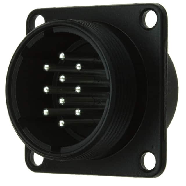 JR21WR-10P(71) CONN RCPT MALE 10P SOLDER CUP