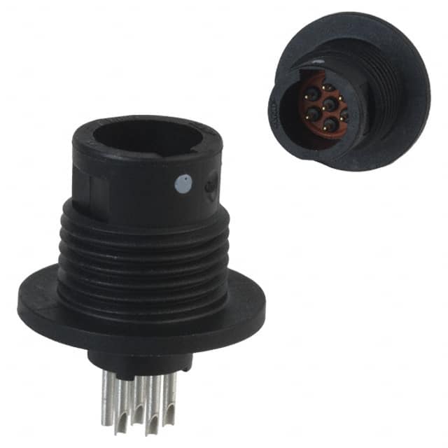 2-1445718-0 CONN RCPT MALE 7P GOLD SLDR CUP