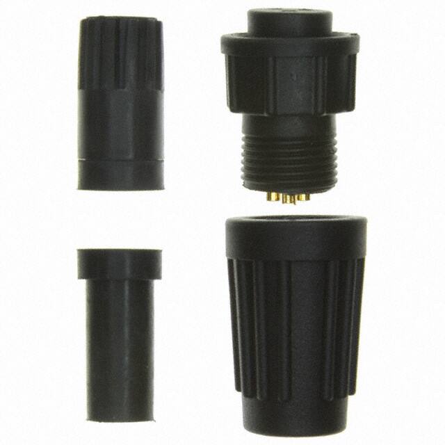 A-CR-03BFFA-L180-WP CONN PLUG FMALE 3P GOLD SLDR CUP