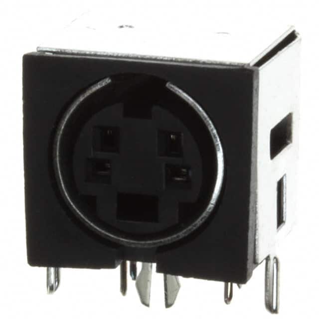 SMD4FRA121 CONN RCPT FMALE MINI DIN 4P SLDR