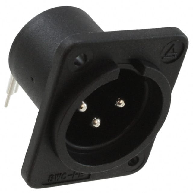 PD3MRMS2 CONN RCPT MALE XLR 3P SILV SLDR