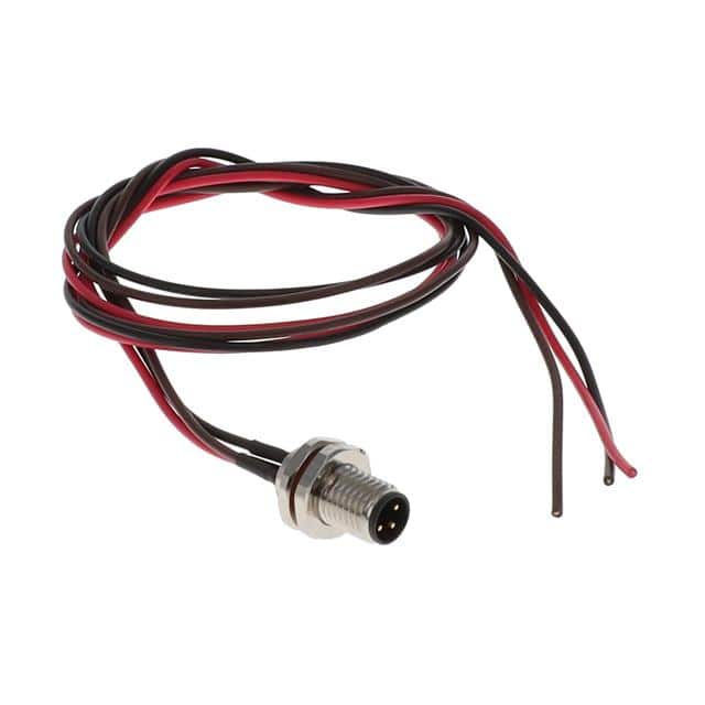 M08-03PFA0500 CABLE ASSEMBLY 3POS, M8 MALE TO