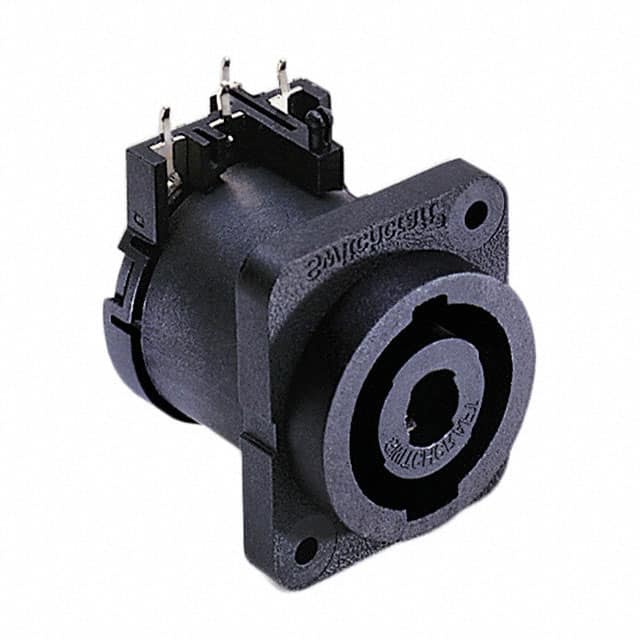 HPCP420RAP CONN CIRC RCPT 4POS SILVER SLDR