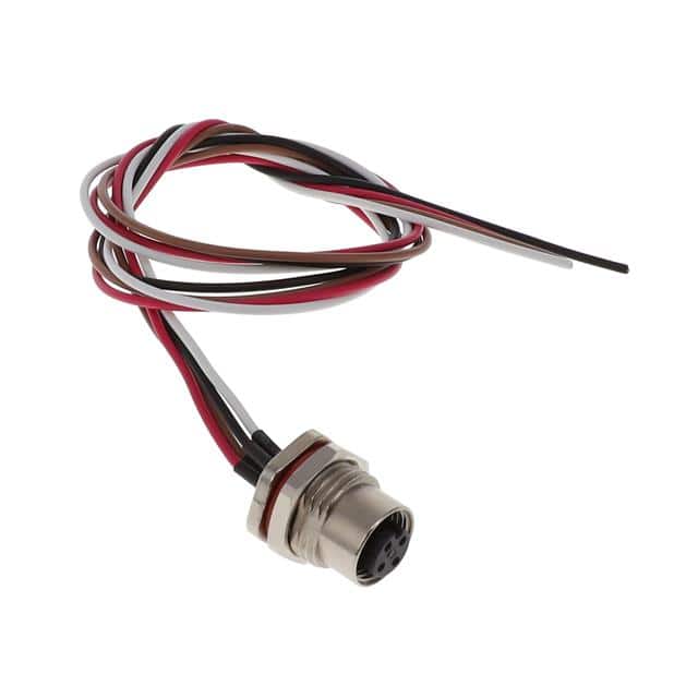 M12-04SFA2T0500 CABLE ASSEMBLY 4POS, M12 FEMALE
