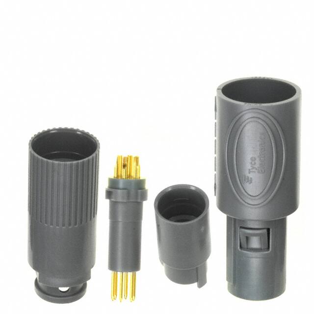 1877850-4 CONN PLUG MALE 6P GOLD SLDR CUP