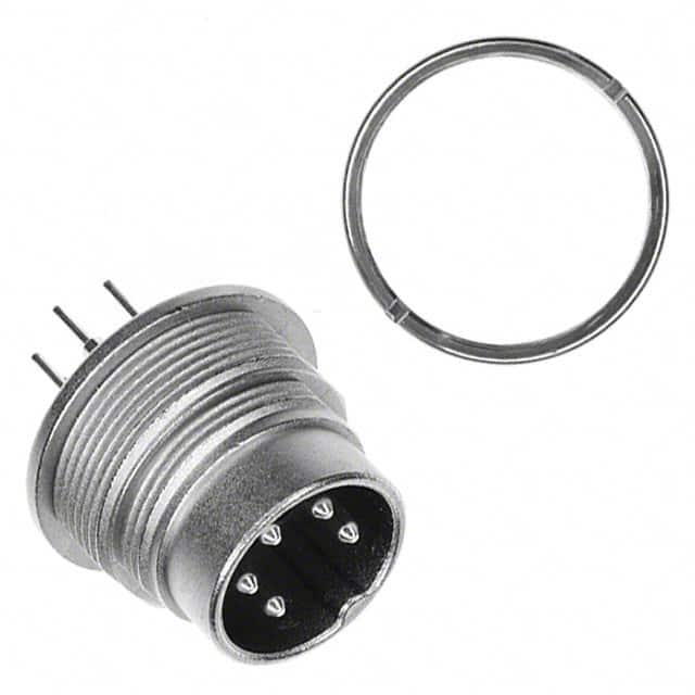 T3362400U CONN RCPT MALE 5POS SILVER SLDR