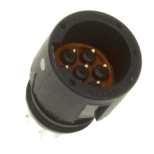2-1445555-0 CONN RCPT MALE 7P GOLD SLDR CUP