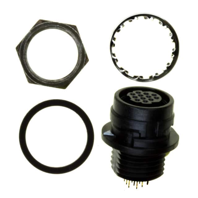 HR30-8R-12SD(71) CONN RCPT FMALE 12POS GOLD SLDR