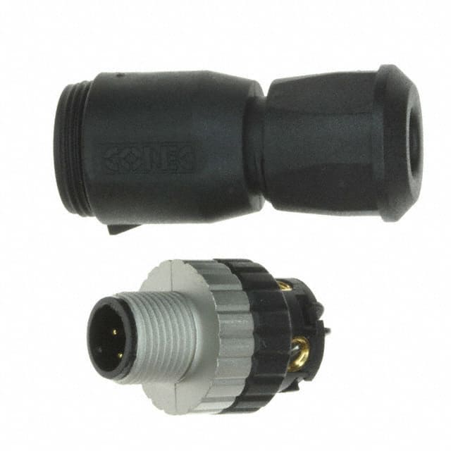 43-00099 CONN RCPT MALE 4POS GOLD SCREW