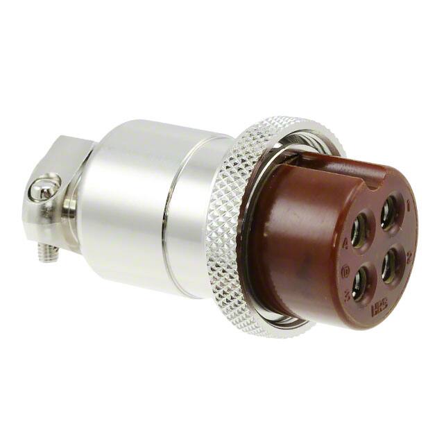 HS21P-4(71) CONN PLUG FMALE 4P SOLDER CUP