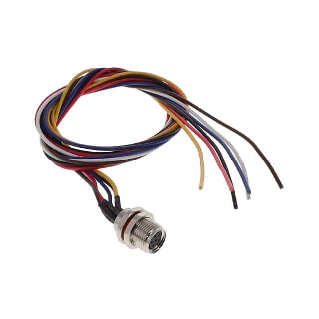 M08-06SFA40500 CABLE ASSEMBLY 6POS, M8 FEMALE T