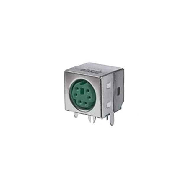 1734124-1 CONN RCPT FMALE MINI DIN 6P SLDR