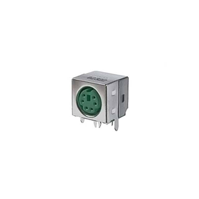 4-1734124-1 CONN RCPT FMALE MINI DIN 6P SLDR