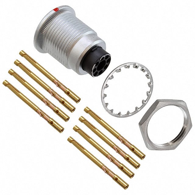 JBXER2G08FCSDSR CONN RCPT FMALE 8POS GOLD CRIMP