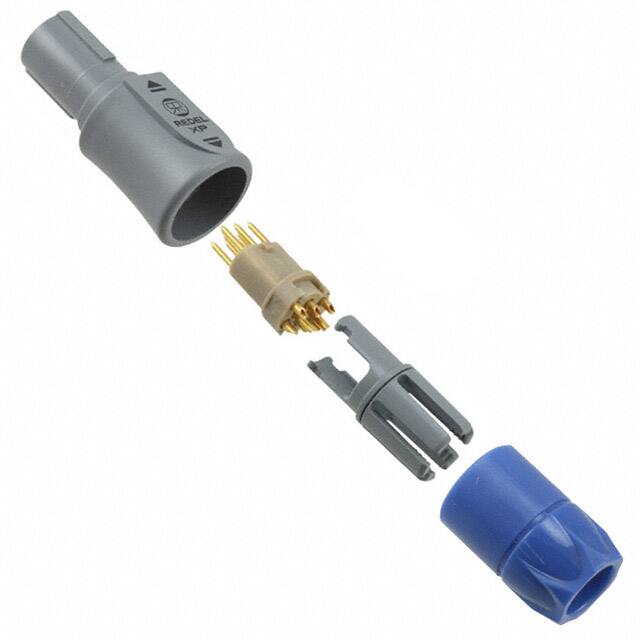 XAN.M08.GLA.6GZ CONN PLUG MALE 8P GOLD SLDR CUP