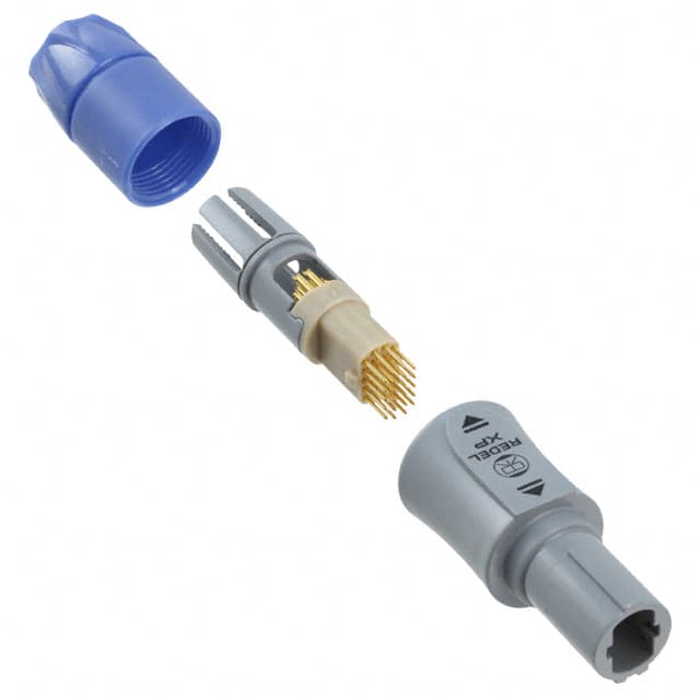 XAN.M22.GLA.6A CONN PLUG MALE 22P GOLD SLDR CUP