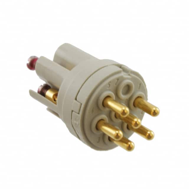09152062601 CONN MALE INSERT 6POS GOLD SCREW