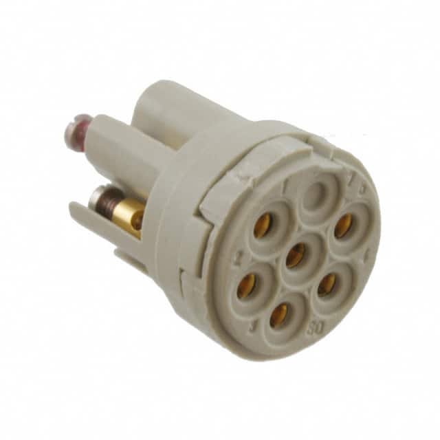09152062701 CONN FMALE INSERT 6P GOLD SCREW