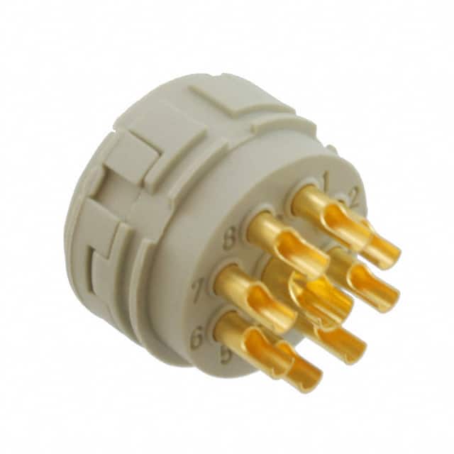 09152092703 CONN FMALE INSERT 9P SOLDER CUP