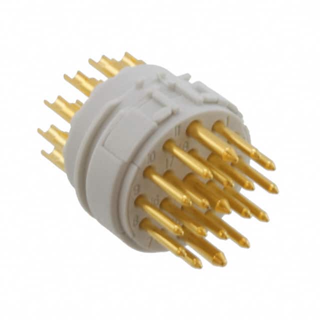 09152192603 CONN MALE INSERT 19P SOLDER CUP