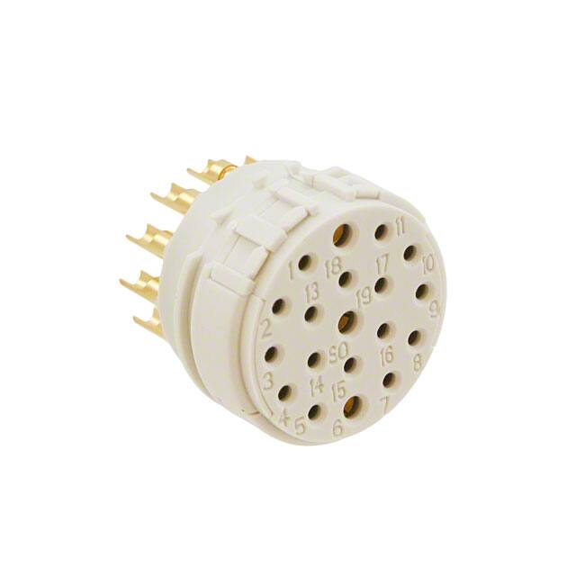 09152192703 CONN FMALE INSERT 19P SOLDER CUP