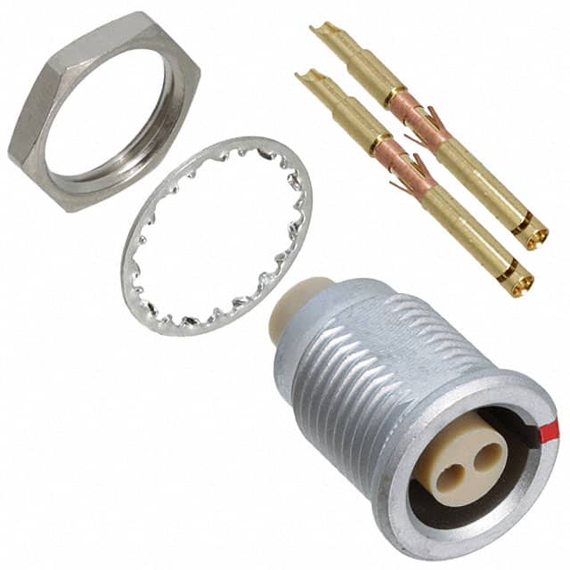 JBXER1G02FSSDSR CONN RCPT FMALE 2P GOLD SLDR CUP
