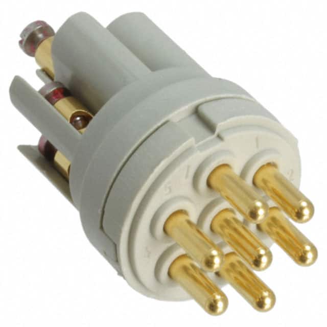 1594515 CONN MALE INSERT 7POS GOLD SCREW