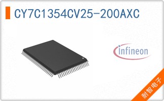 CY7C1354CV25-200AXC The Infineon CY7C1354CV25-200AXC is a 9Mbit parallel SRAM memory IC. It operates at a 200MHz clock frequency with a 3.2ns access time.