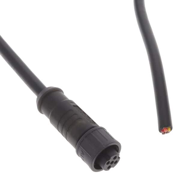 LAD-05BFFM-QL8D05 CBL 5POS FMALE TO WIRE 16.4'