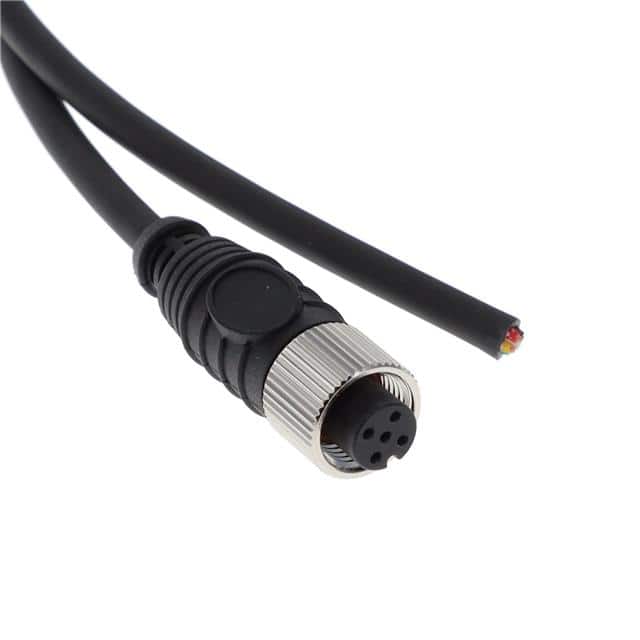M12-05SASD3000 CABLE ASSEMBLY 5POS, M12 FEMALE
