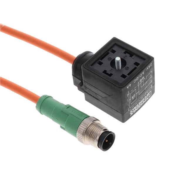 1412032 CBL 3POS MALE TO WIRE 3.28'