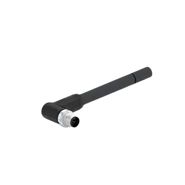 T4151299L14-002 RPC-M12L-4MR-**-PVC 14AWG BK