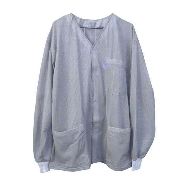770012 SMOCK JACKET W/CUFFS BLUE MED