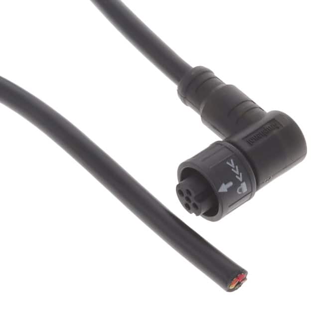 LAD-05BFFM-QR8D05 CBL 5POS FMALE TO WIRE 16.4'