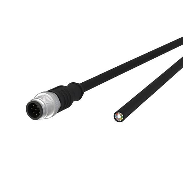 142MEA10010 CBL CIRC 8POS MALE 3.28'