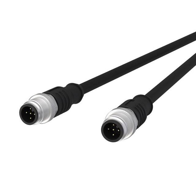 142MDA11010 CBL CIRC 5POS MALE TO MALE 3.28'