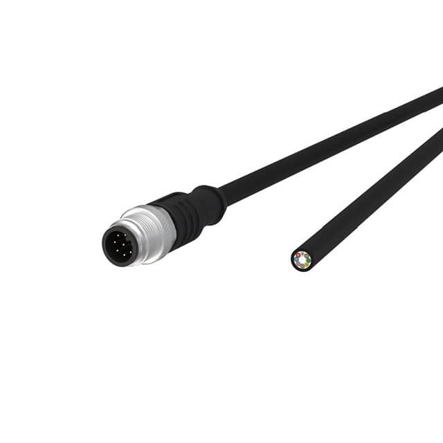 142MEA10050 CBL CIRC 8POS MALE 16.40'