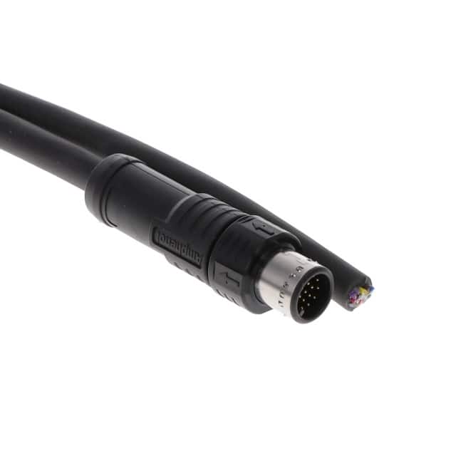 M12A-17BMMM-PL8B10 CBL 17POS MALE TO WIRE 32.8'