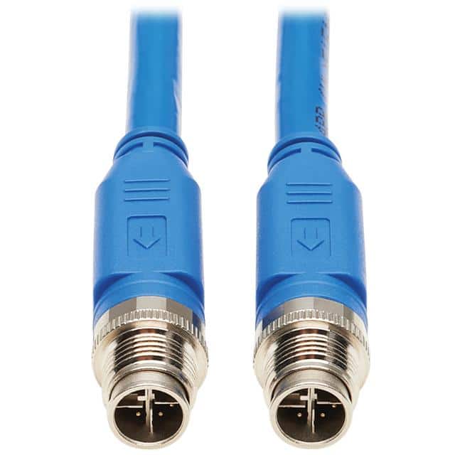 NM12-6A1-01M-BL M12 X-CODE CAT6A 10G F/UTP CMR-L