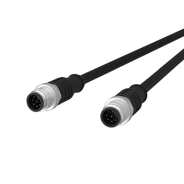 142MEA11050 CBL CIRC 8POS MALE TO MALE 16.4'