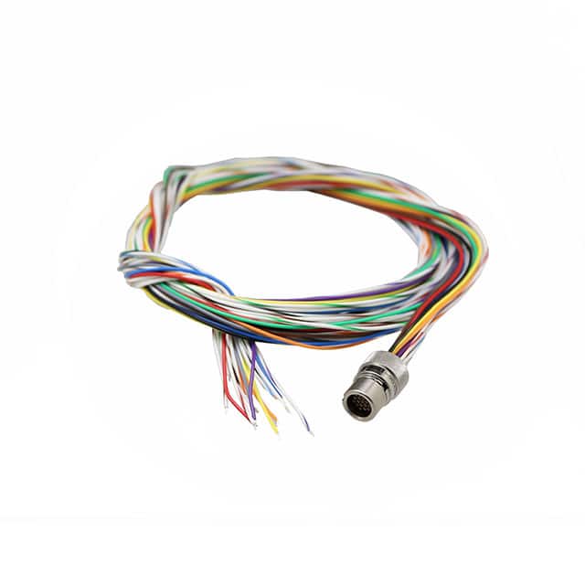 MIKQ6-19SH006 CBL 19POS FMALE TO WIRE 3'