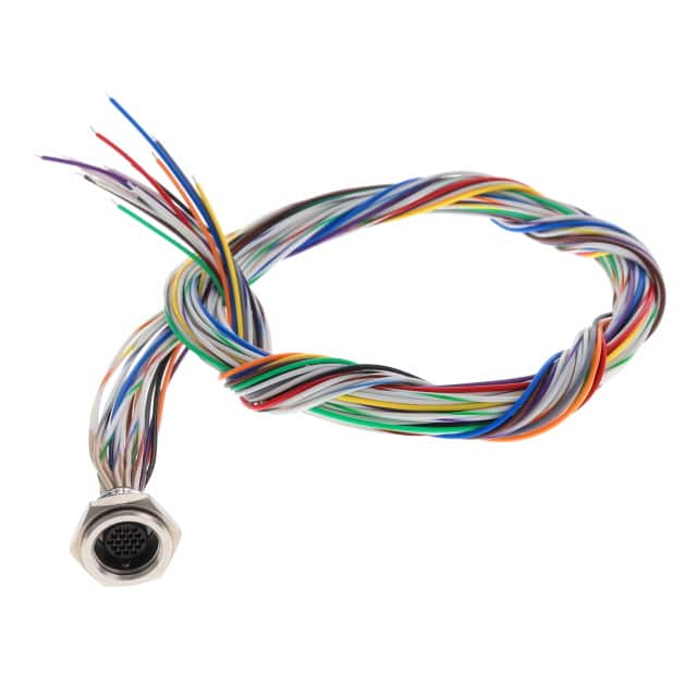 MIKQ7-19PH006 CBL 19POS MALE TO WIRE 3'
