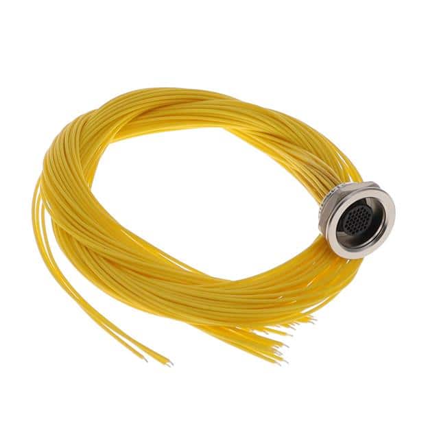 MIKQ7-37PH001 CBL 37POS MALE TO WIRE 1.5'