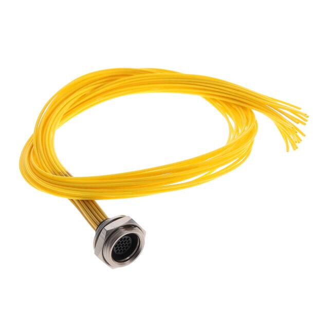 MIKQ9-19PH001 CBL 19POS MALE TO WIRE 1.5'