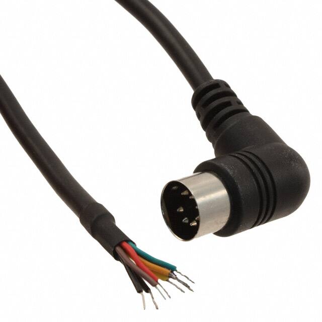 10-00529 CBL 7POS MALE TO WIRE 6'