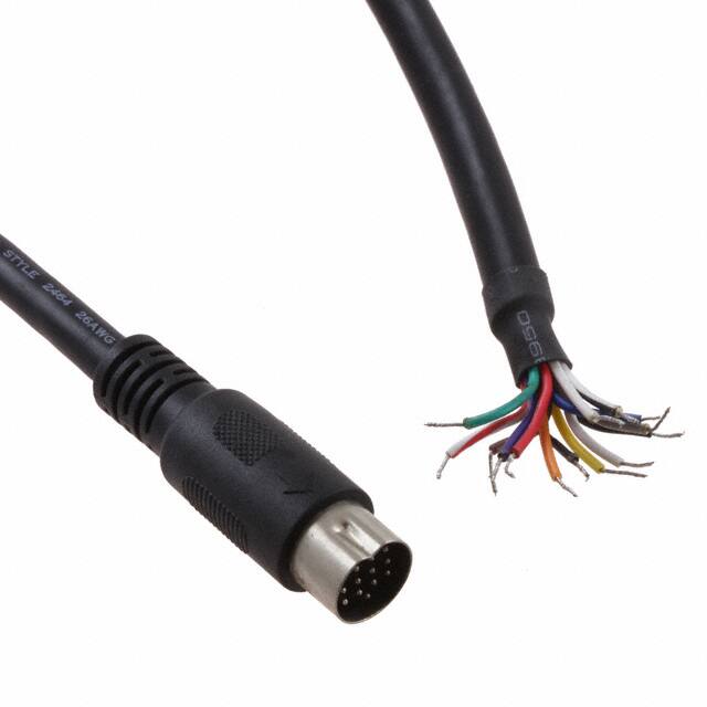 10-00439 CBL 13POS MALE TO WIRE 6'